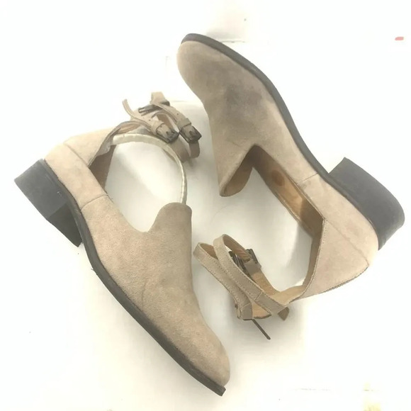 Free People Suede ankle strap flat size 36 - Picture 4 of 11